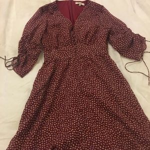 Madewell Starviolet Mini Dress I'm Ditsy Flowers